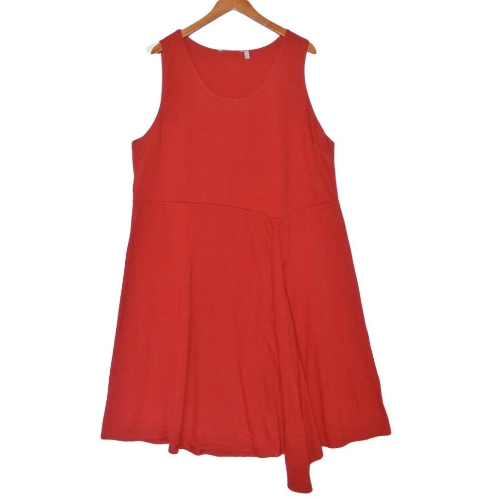 Soft Surroundings Mathilde Dress Plus Size 2X Red